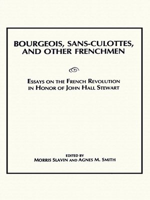cover image of Bourgeois, Sans-Culottes and Other Frenchmen